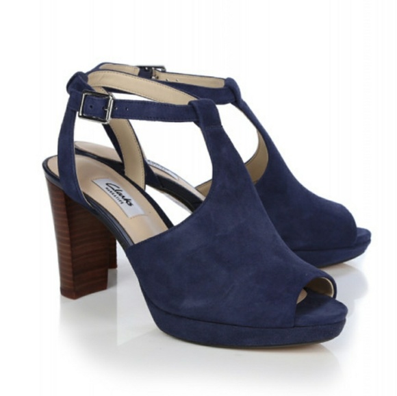 Clarks kendra navy Clearance
